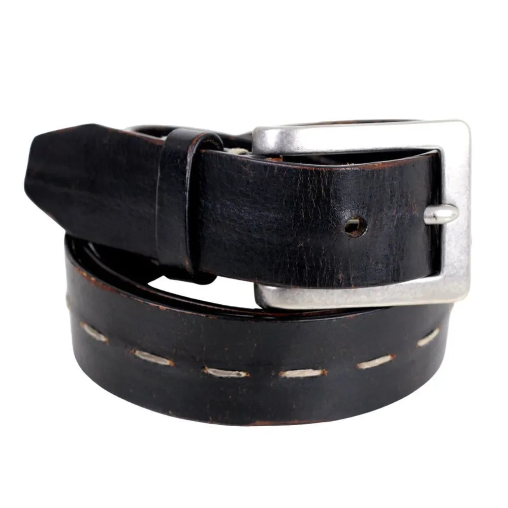 Lucky Brand DARK BROWN GENUINE LEATHER 1.25